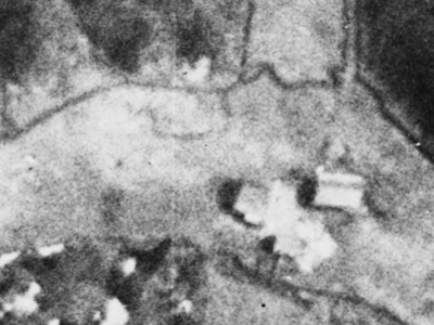 中頓別町字栄の空中写真。昭和23年5月7日、米軍撮影。