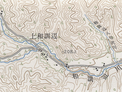 渚滑線が現役の地形図 | 道道つれづれ線